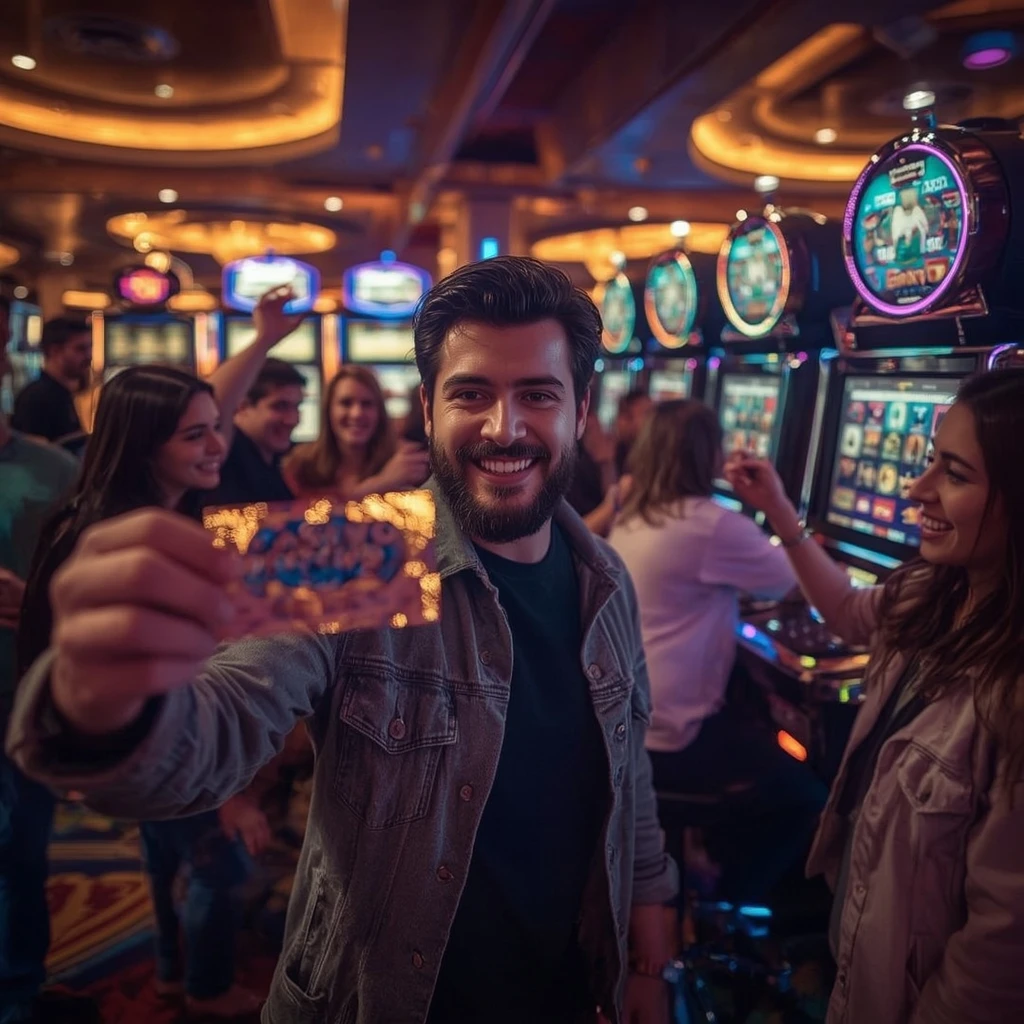 une personne tenant un bonus MrPacho Casino